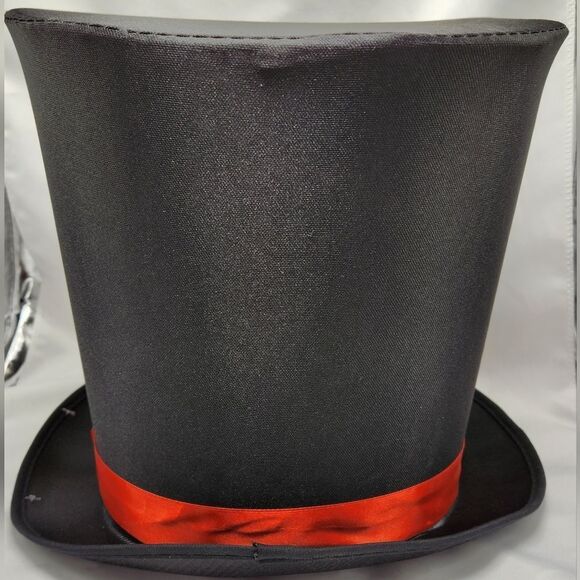 🔹️NWT Black & Red Tall Top Hat - Picture 6 of 11